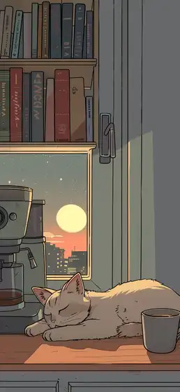 Cozy Sunset And The Ppaw