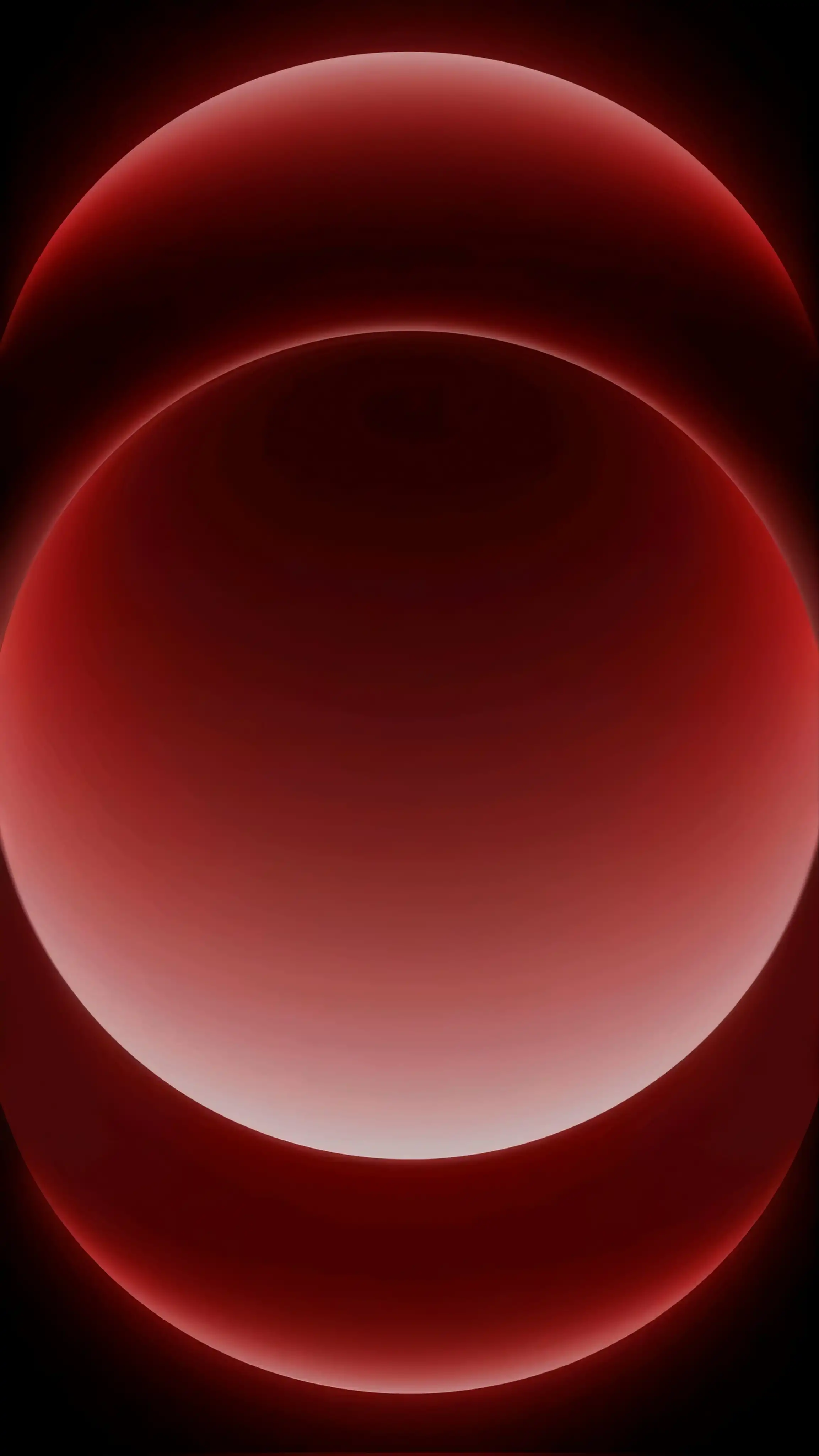 Crimson Eclipse Twin Rings Nebula Glow 4K