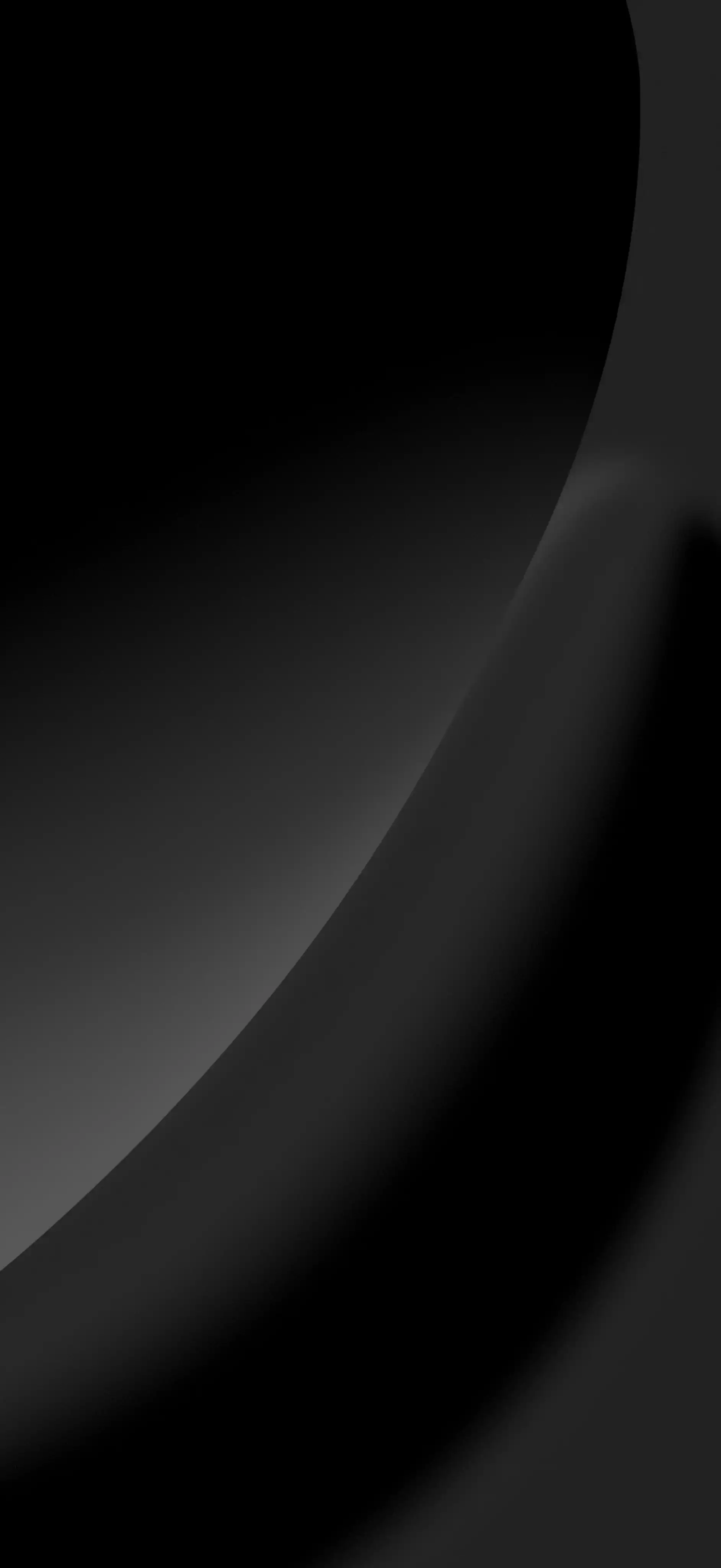 Dark Black Smooth Flowing Curves 4K