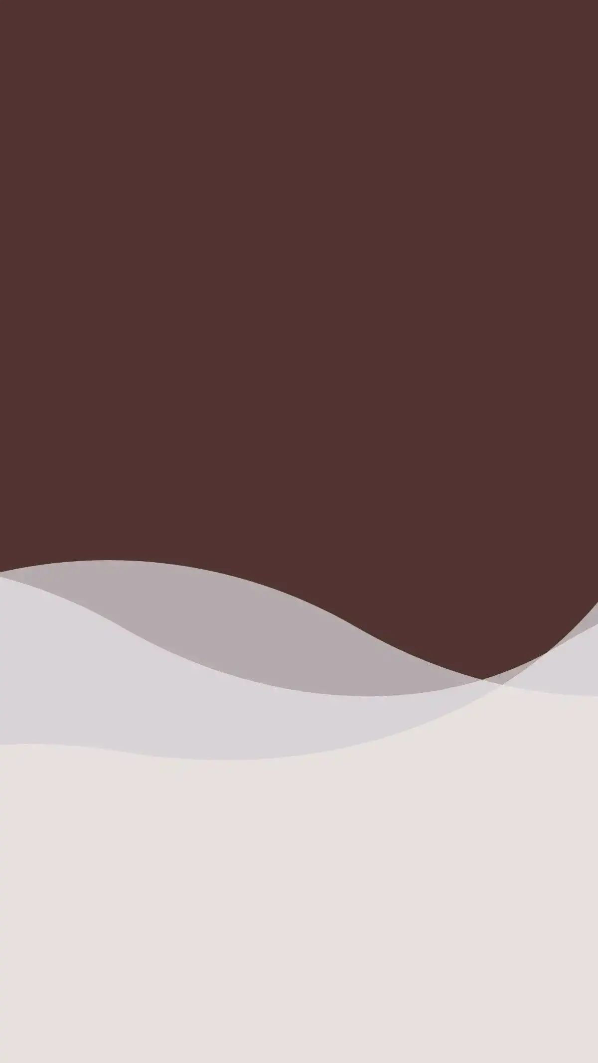 Dark Brown Beige Minimal Wave Abstract 4K