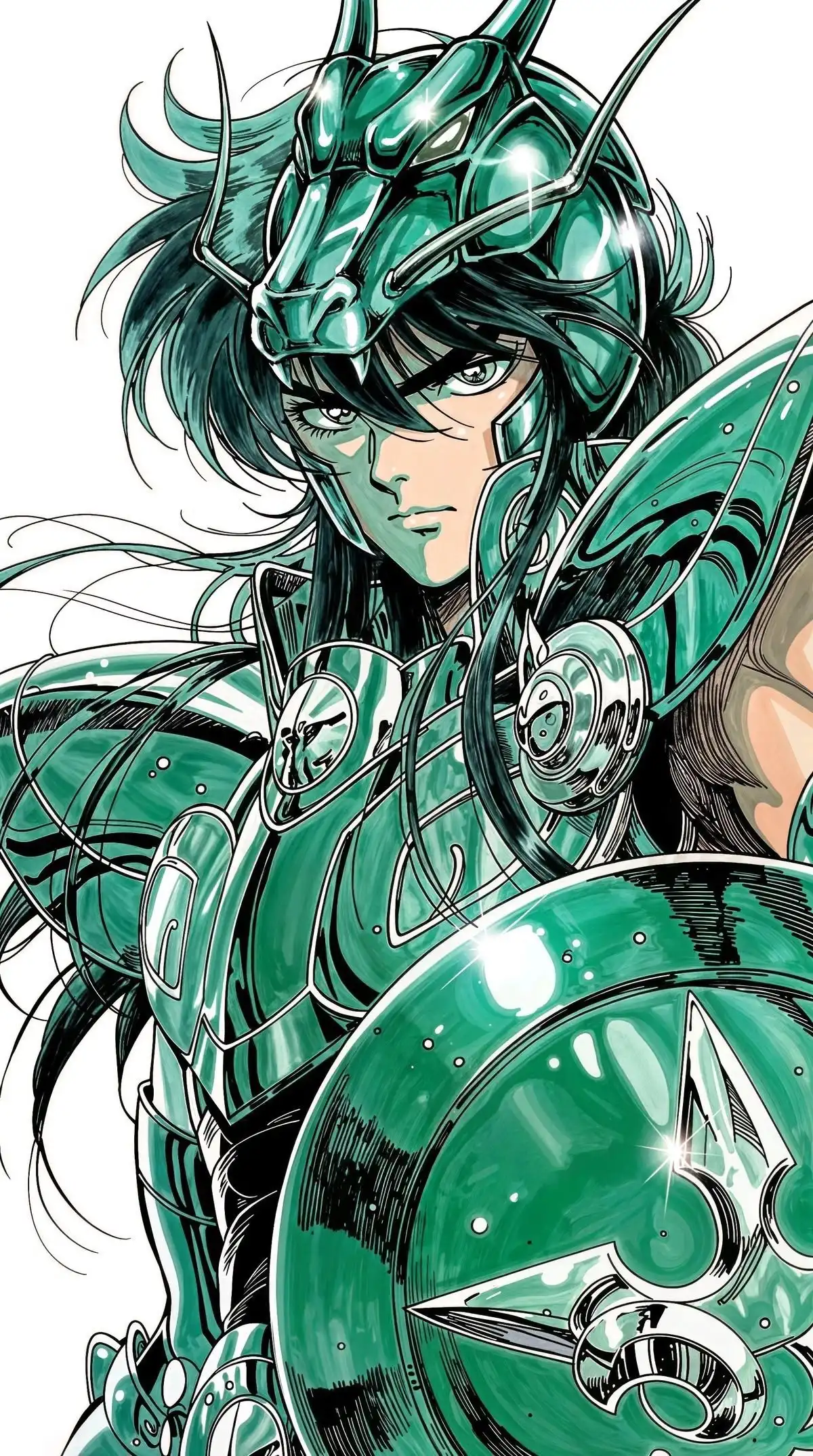 Dragon Shiryu Saint Seiya Green Dragon Armor