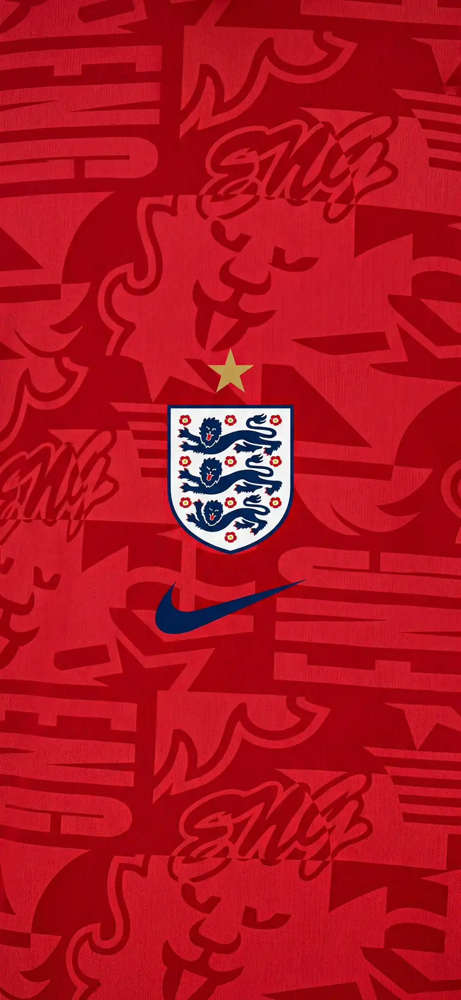 England National Team Jersey Three Lions