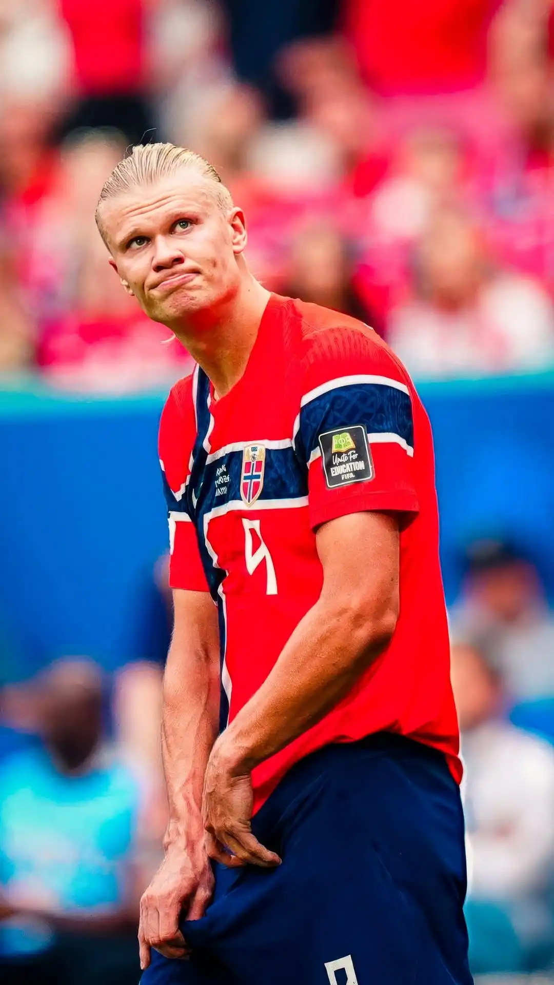 Erling Haaland Norway Jersey Portrait