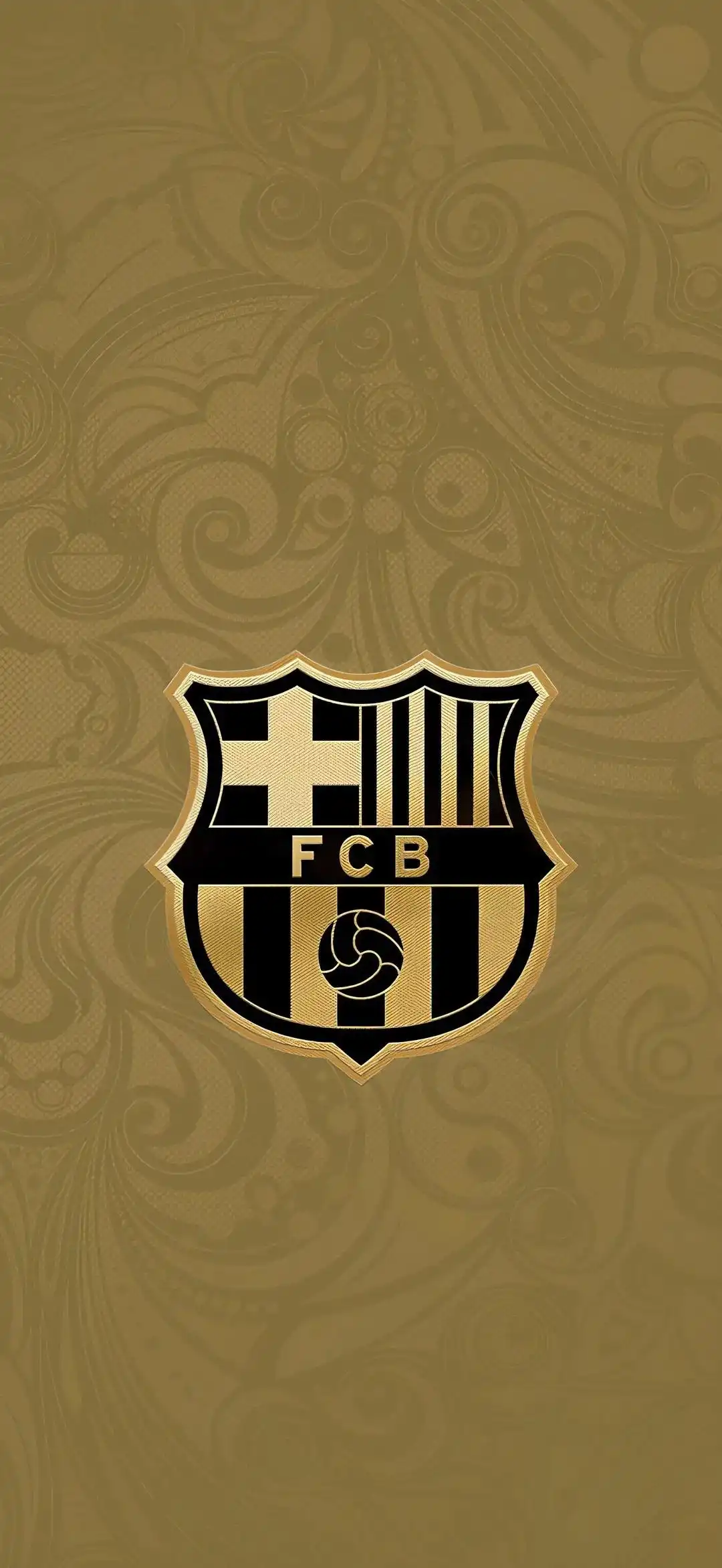 FC Barcelona Gold Black Crest