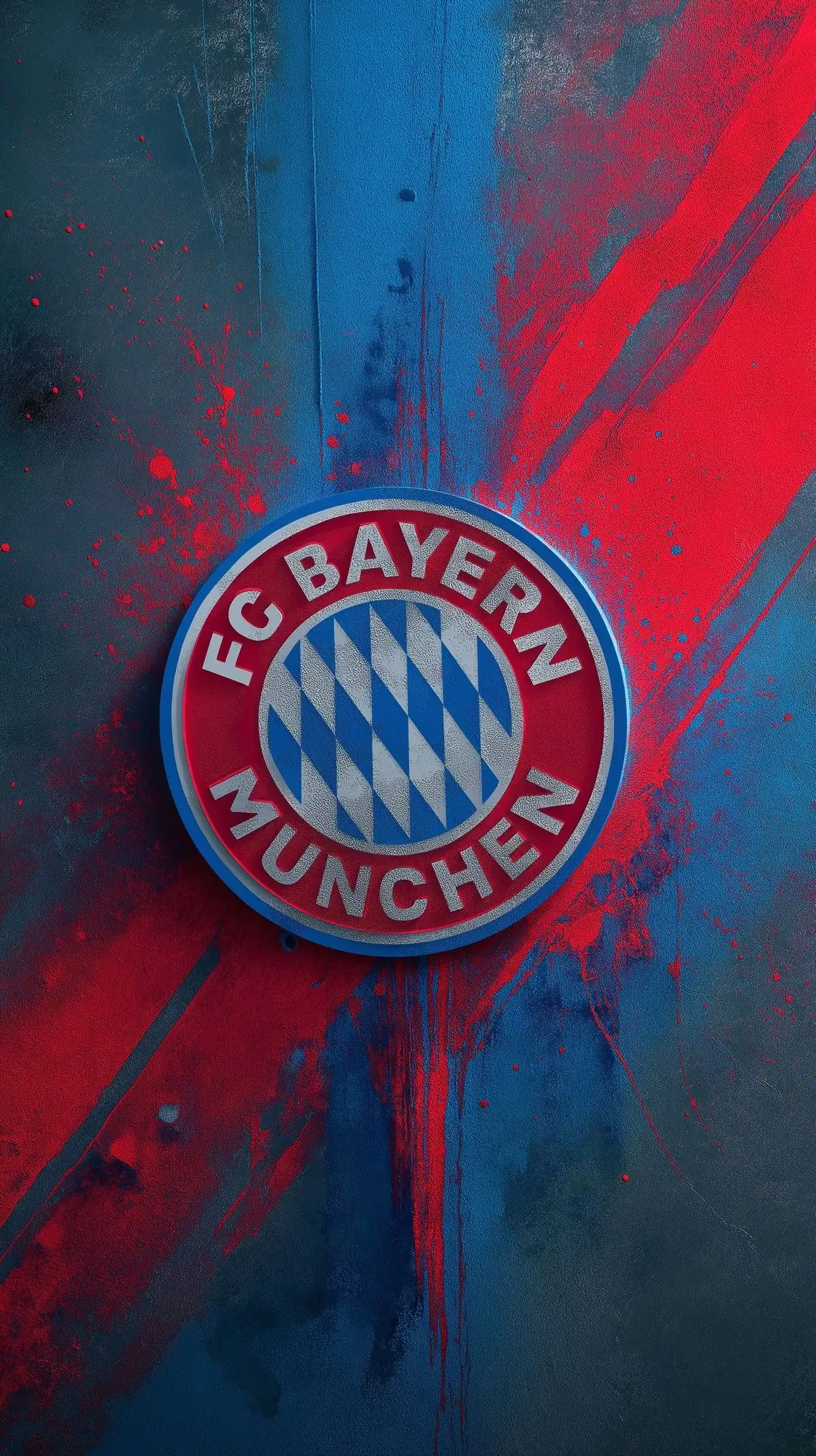 FC Bayern Munich Logo with Abstract Texture