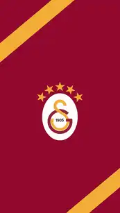 Galatasaray 5 Star Logo Minimal 4K

