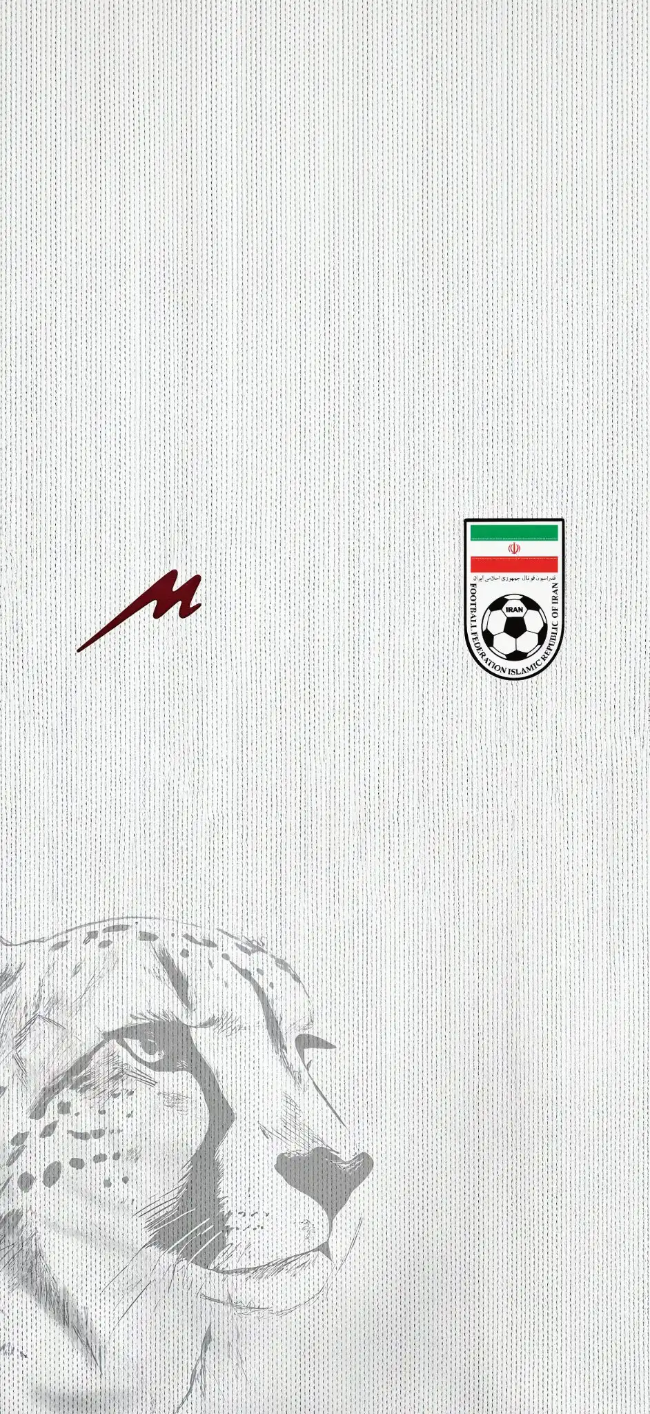 Iran National Team White Jersey