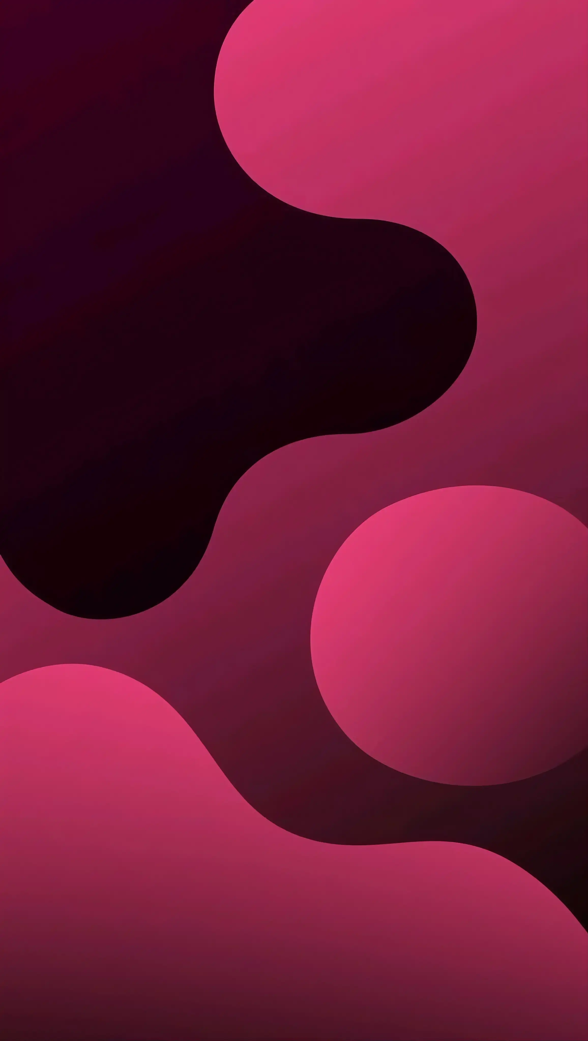 Magenta Crimson Fluid Lava Glow 4K