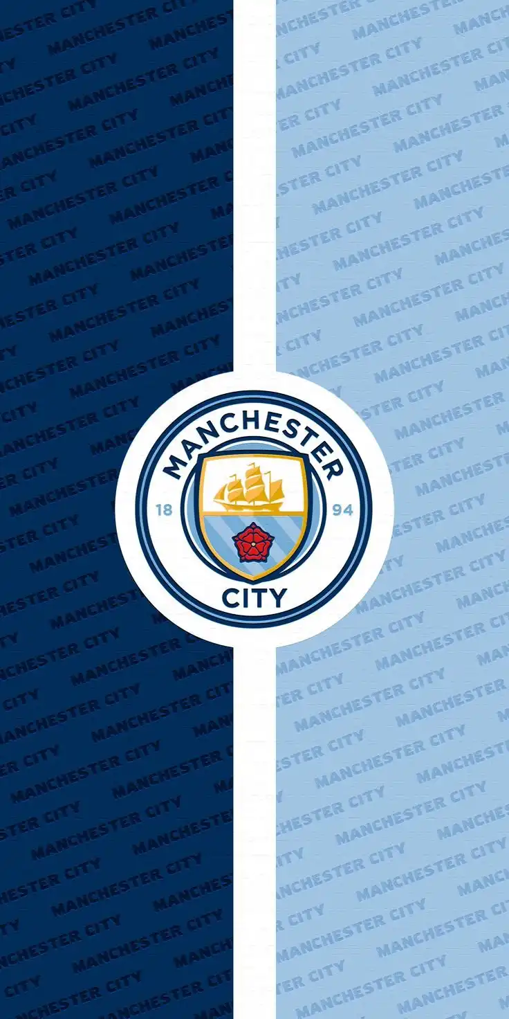 Manchester City Crest Blue Logo