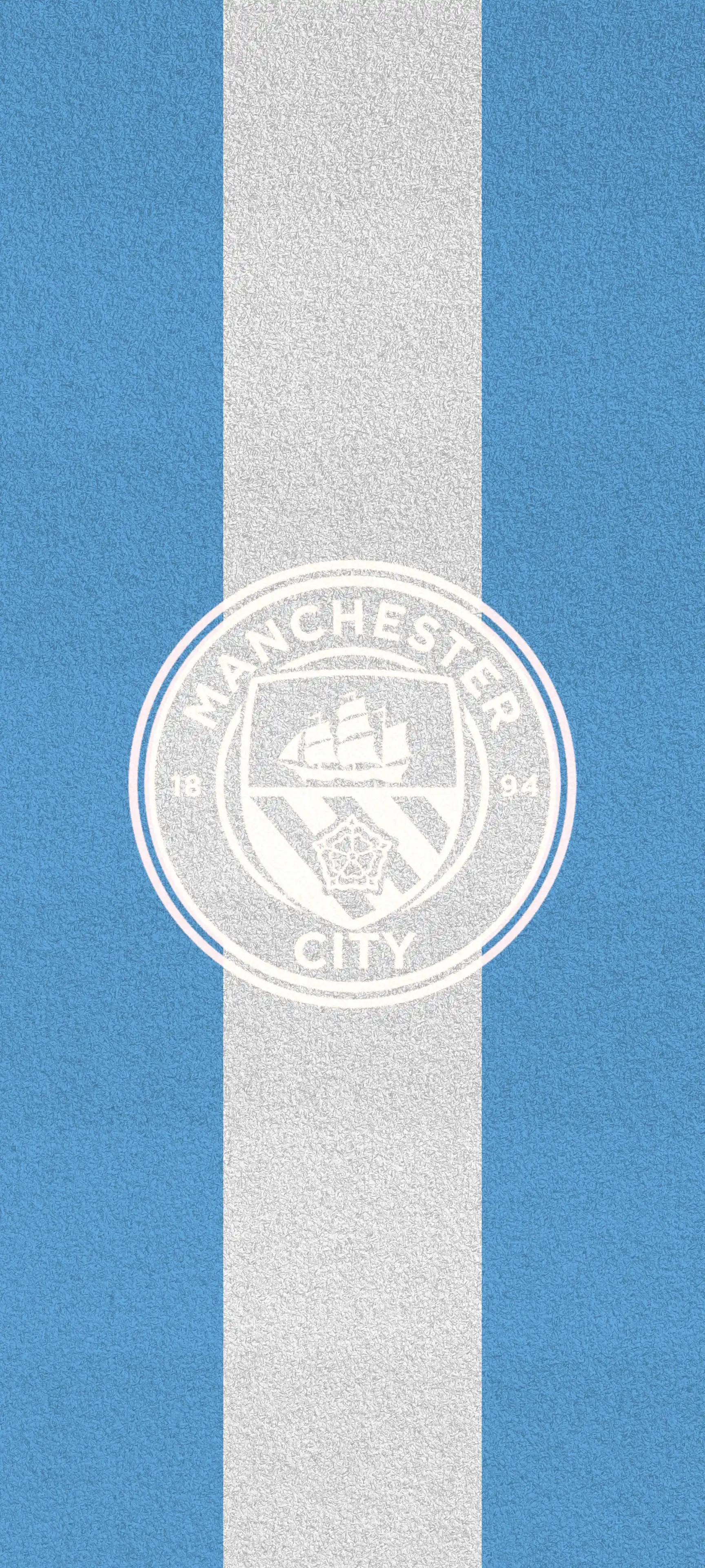 Manchester City Crest Blue White