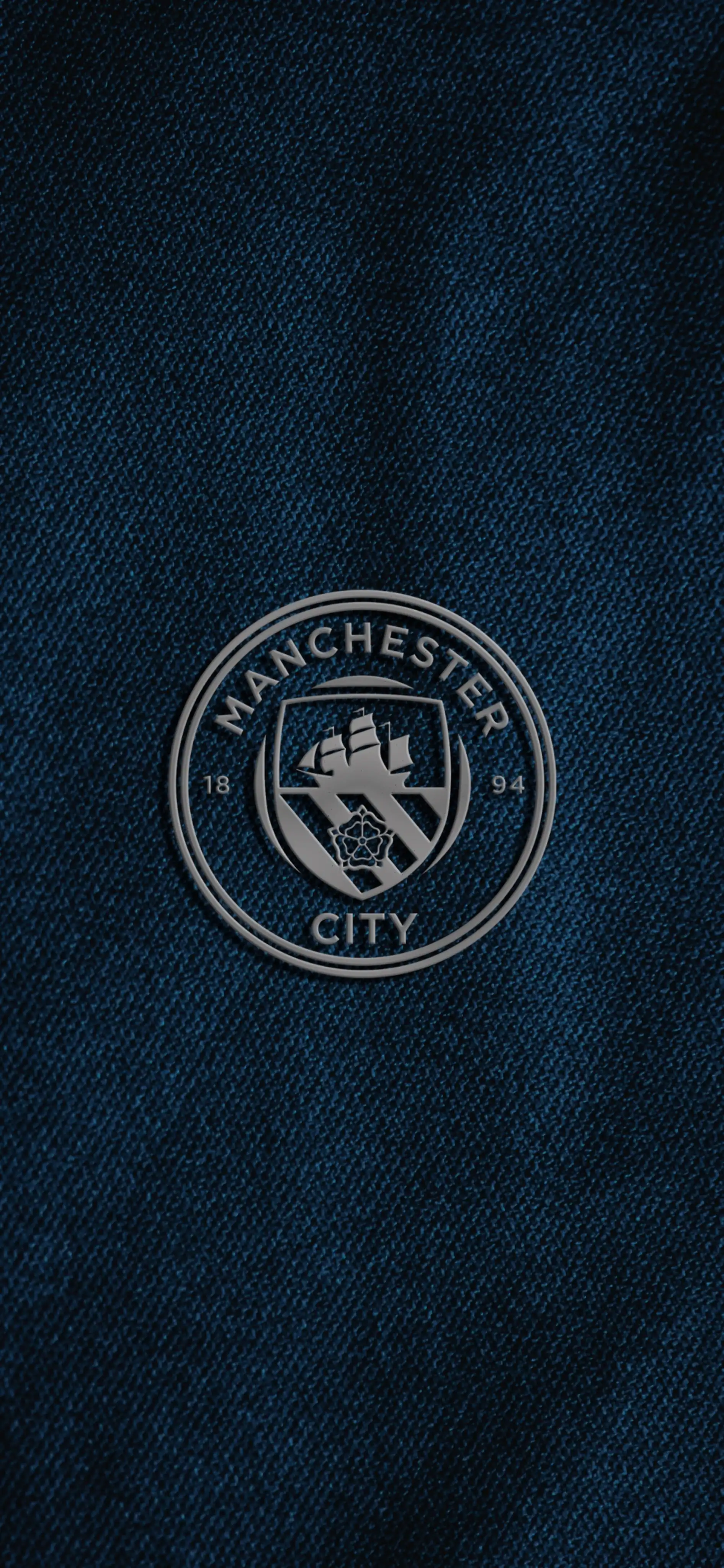 Manchester City Crest Navy Blue