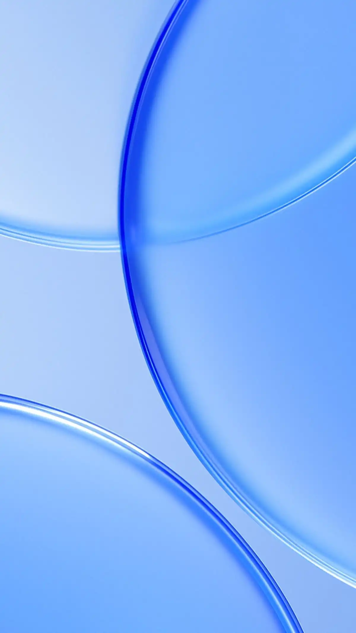 Minimalist Abstract Blue Circles