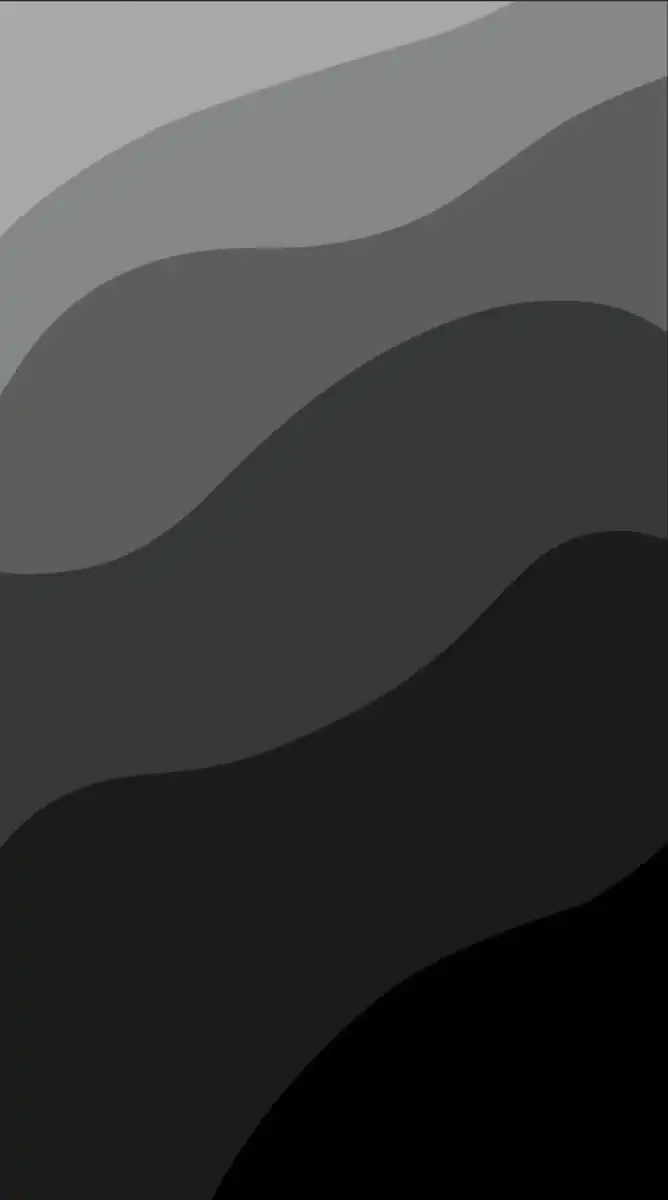 Minimalist Abstract Gray Black Wavy Layers