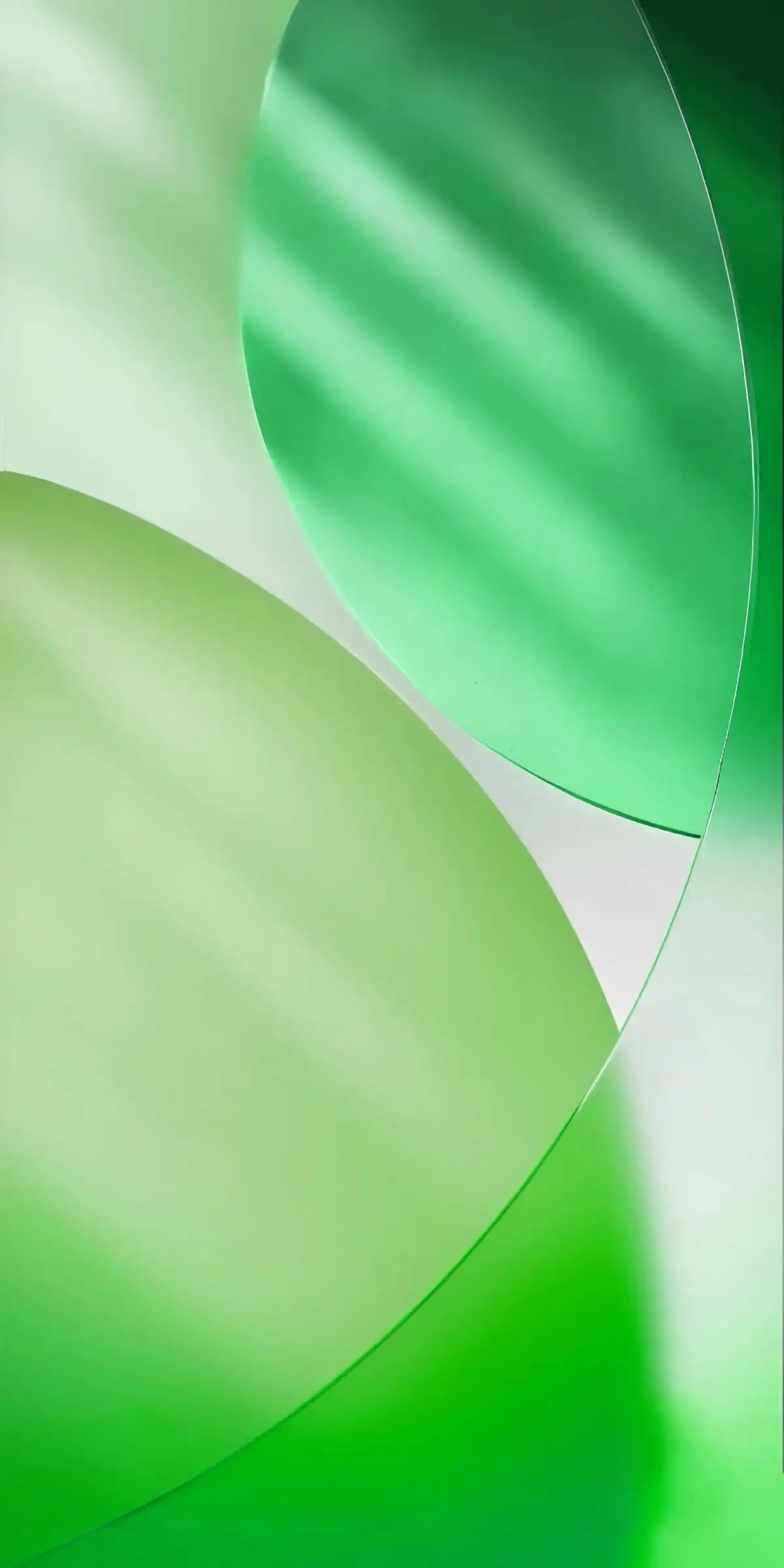 Minimalist Abstract Green Circles
