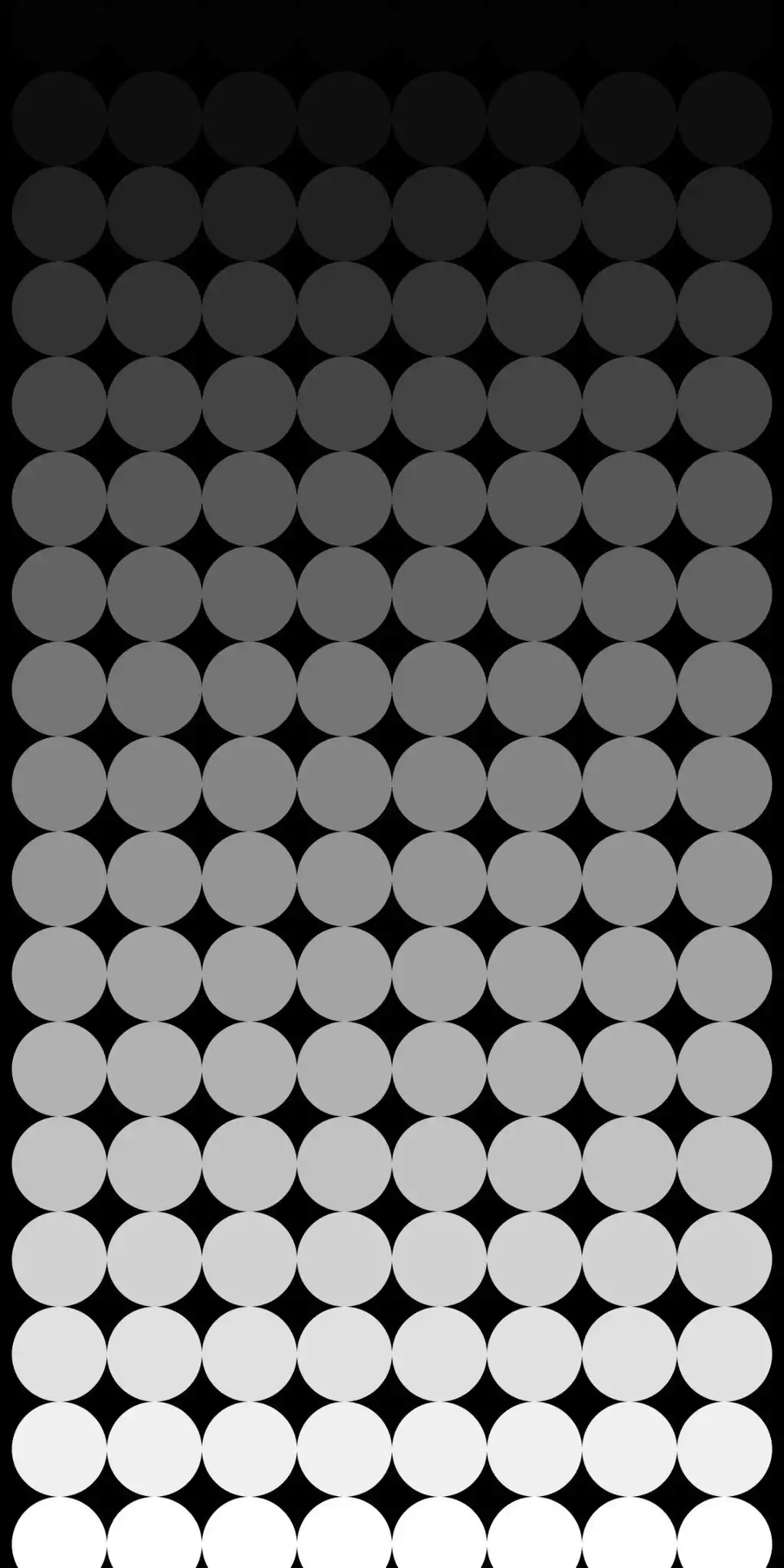 Minimalist Black to White Gradient Dots