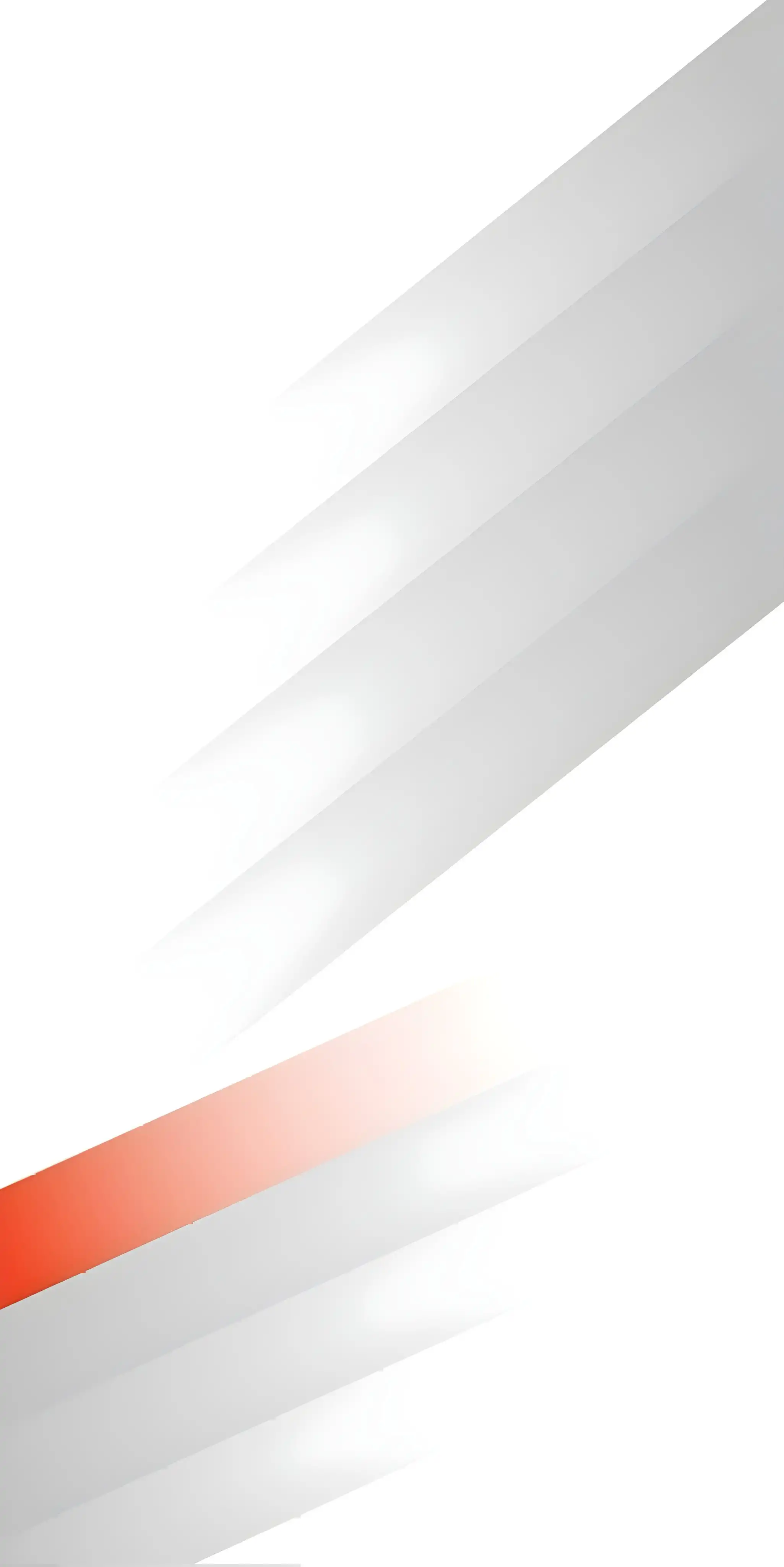 Minimalist White Gray Orange Diagonal Abstract 4K