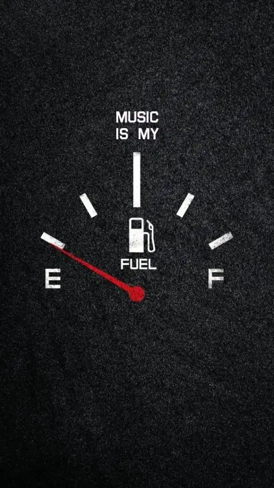 Music Is My Fuel Quote Minimal 4K