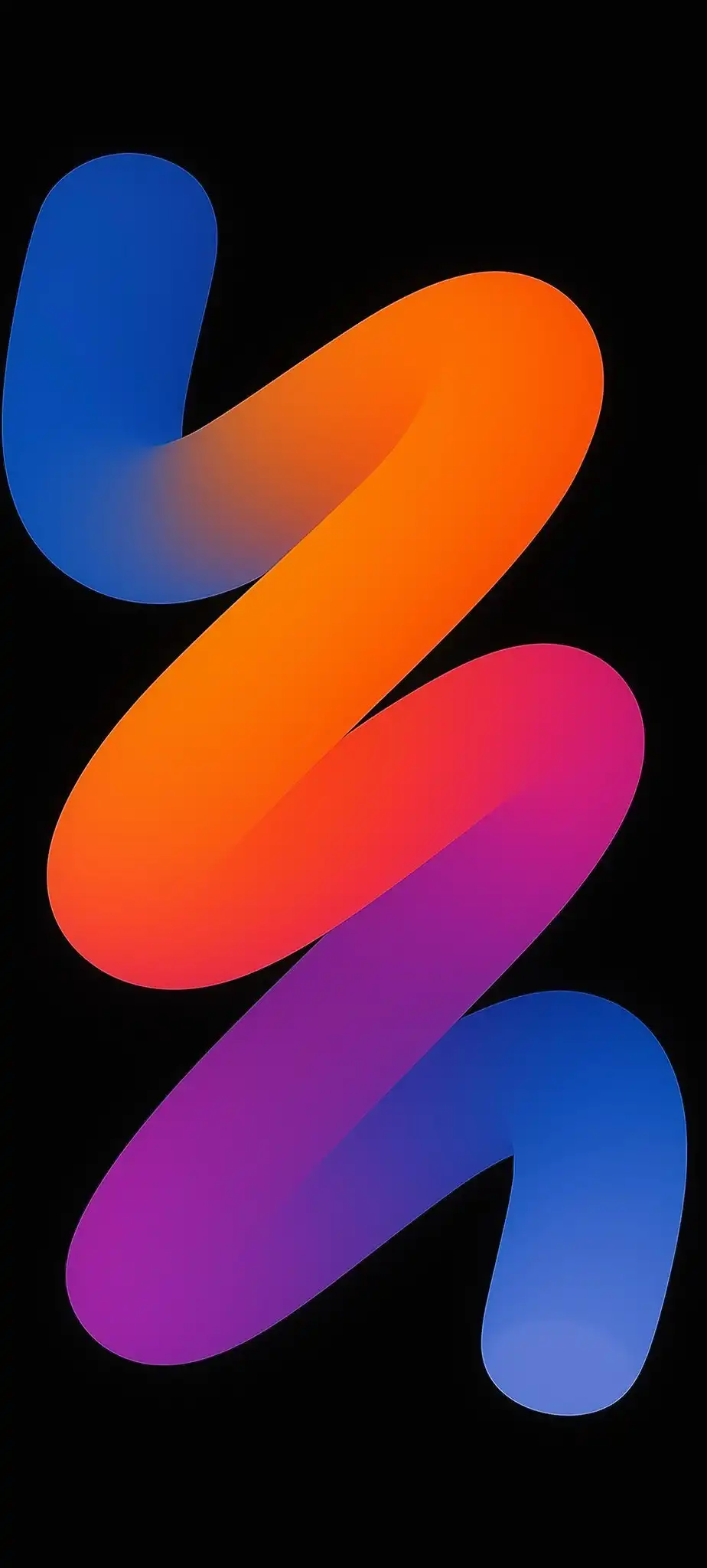 Neon Rainbow Fluid S Glow Abstract 4K