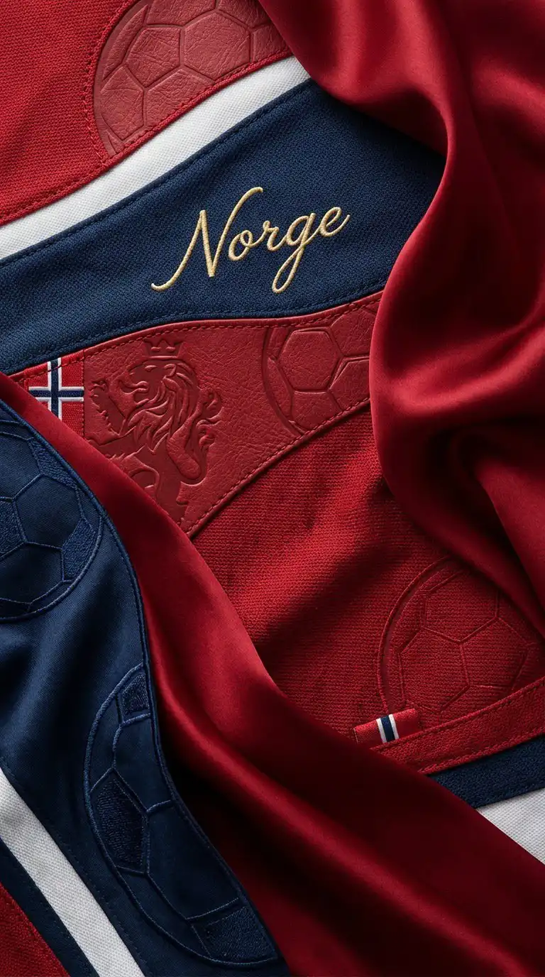 Norway National Team Jersey Close Up