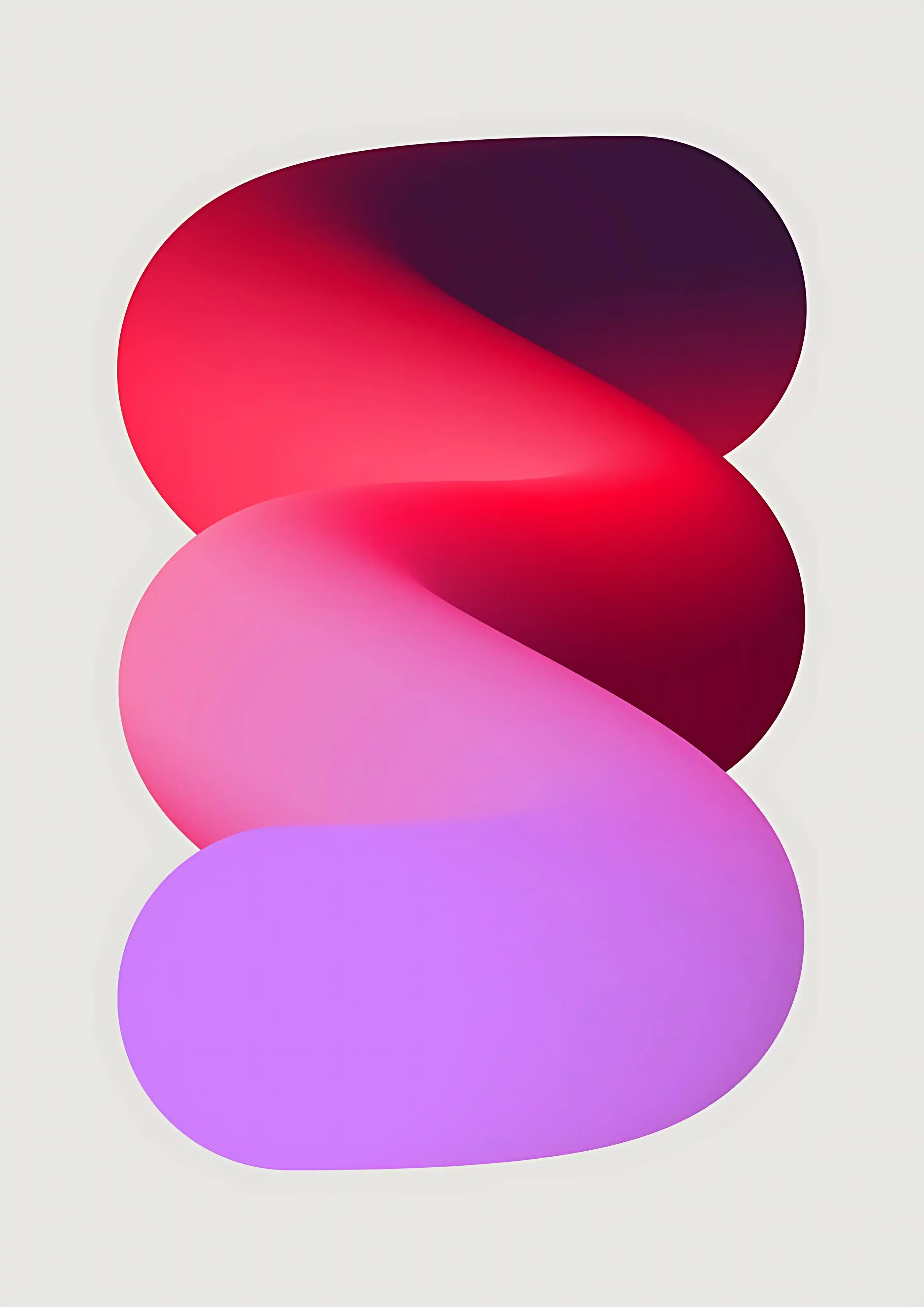 Pink Purple Red Liquid Wave Gradient 4K