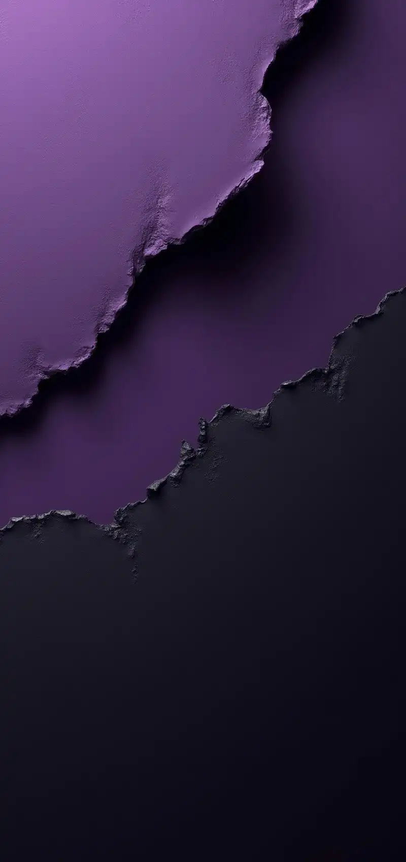 Purple Amethyst Torn Paper Edge 4K