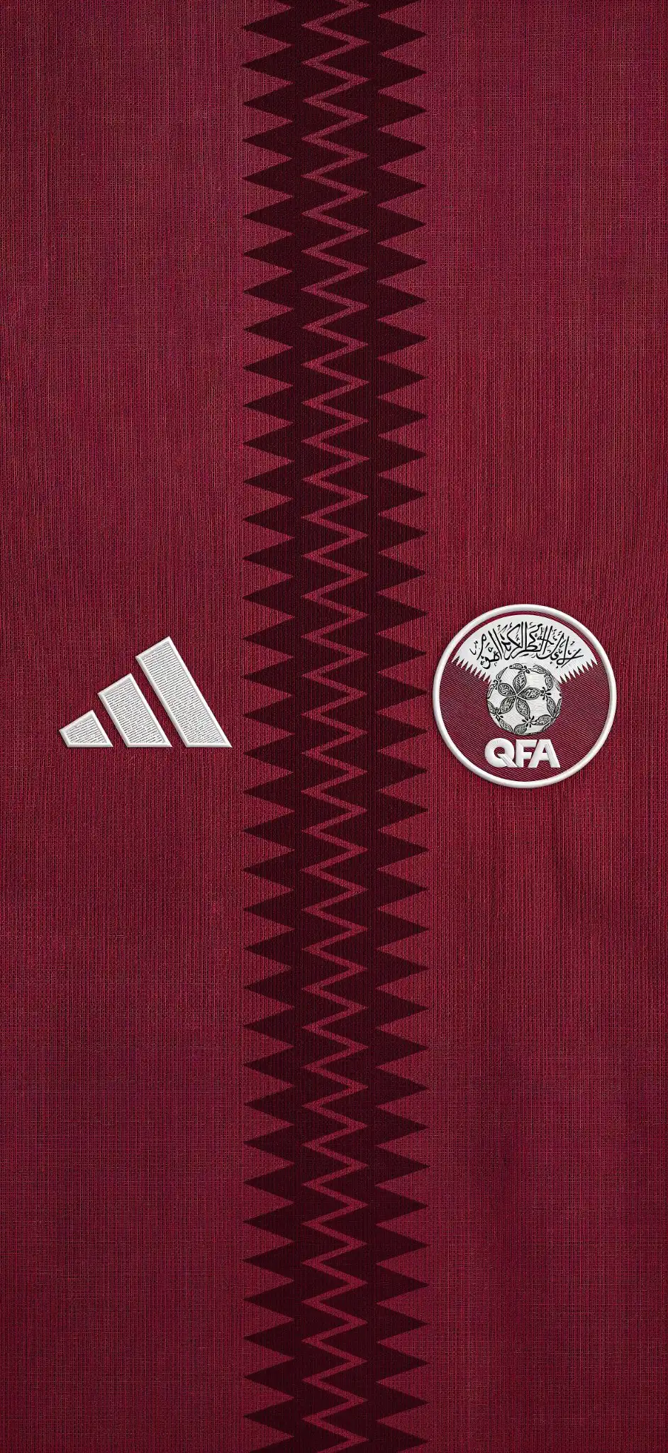 Qatar National Team Adidas Maroon Jersey