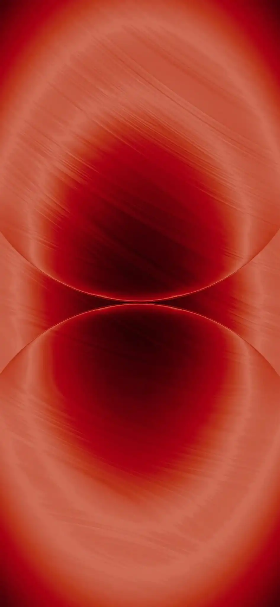 Red Blurred Curved Abstract