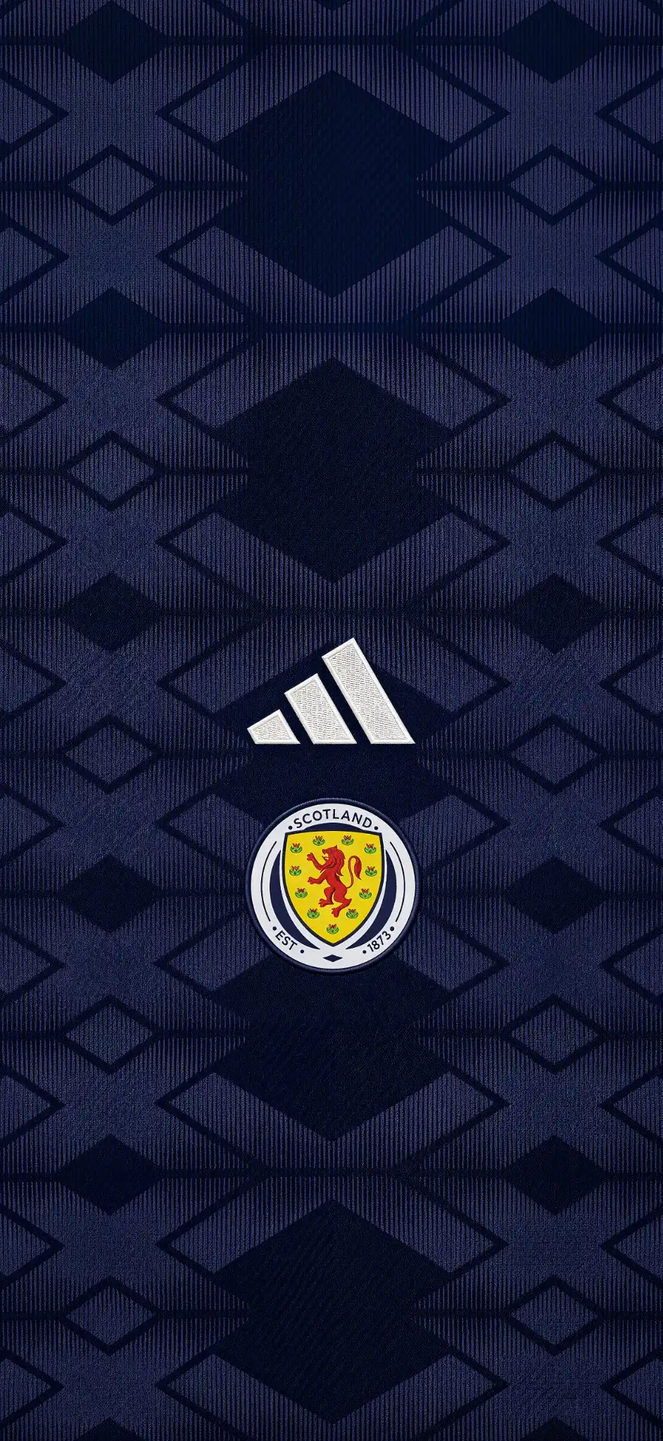 Scotland National Team Adidas Dark Blue Jersey