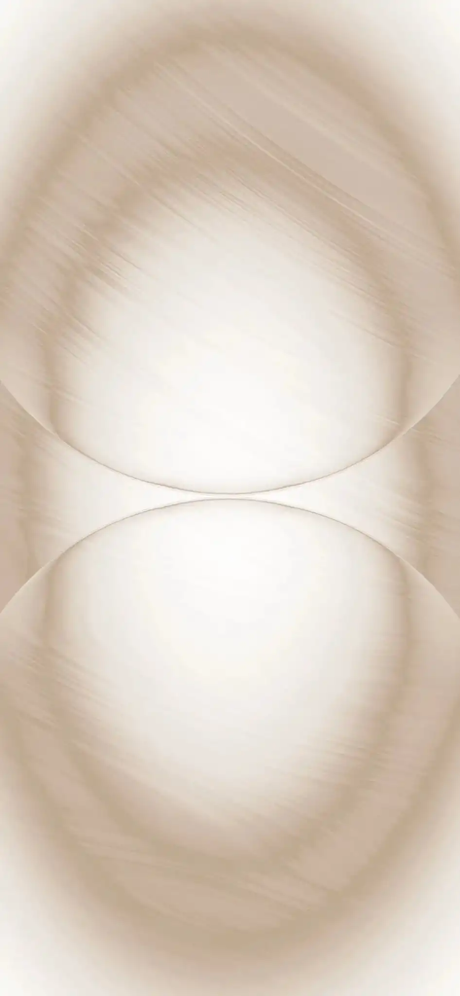 Soft Beige Cream Curved Abstract
