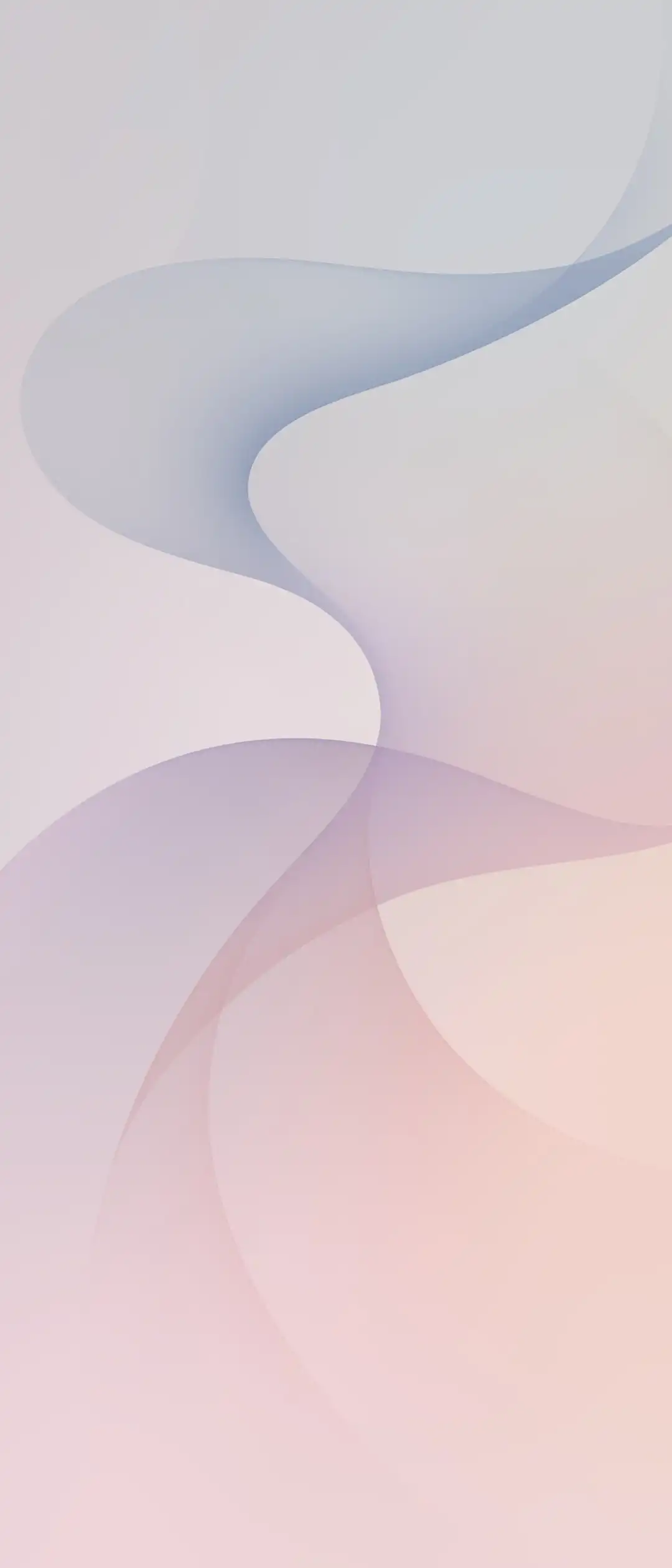 Soft Pastel Curved Abstract