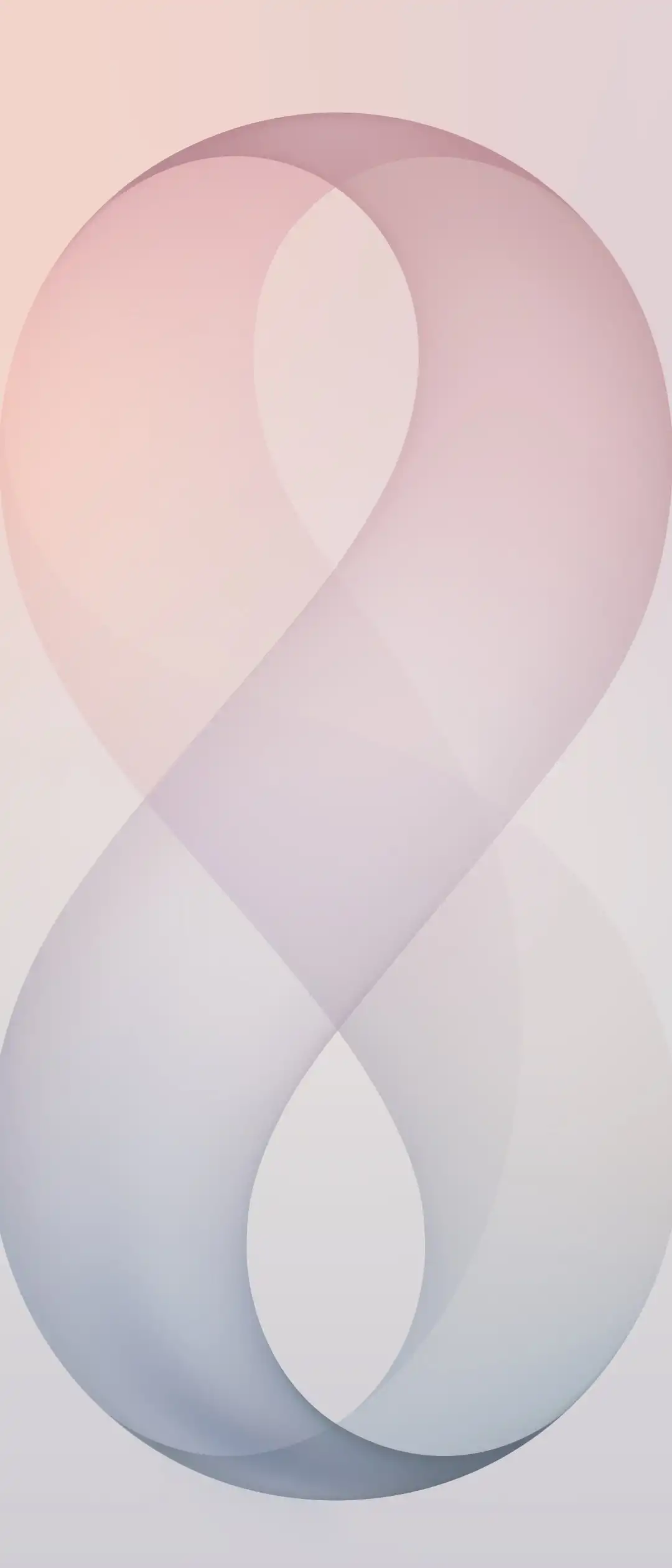 Soft Pastel Infinity Loop Abstract