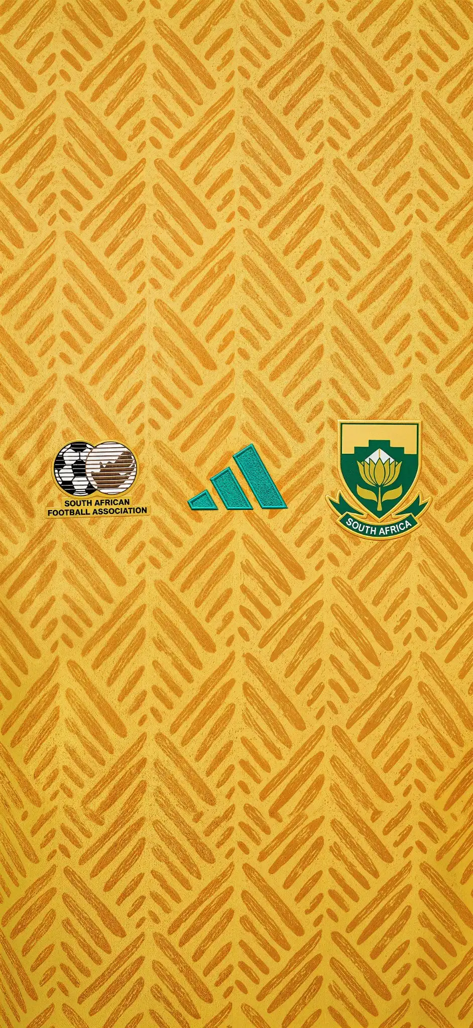 South Africa National Team Adidas Yellow Jersey