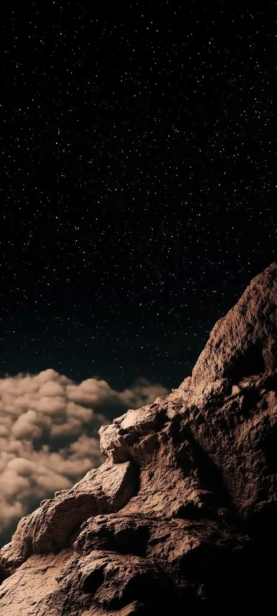 Starry Night Rocky Mountain Peak