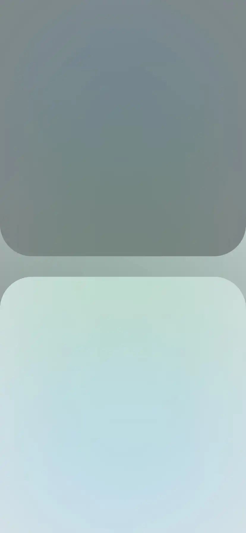 Teal Mint Green Curved Abstract