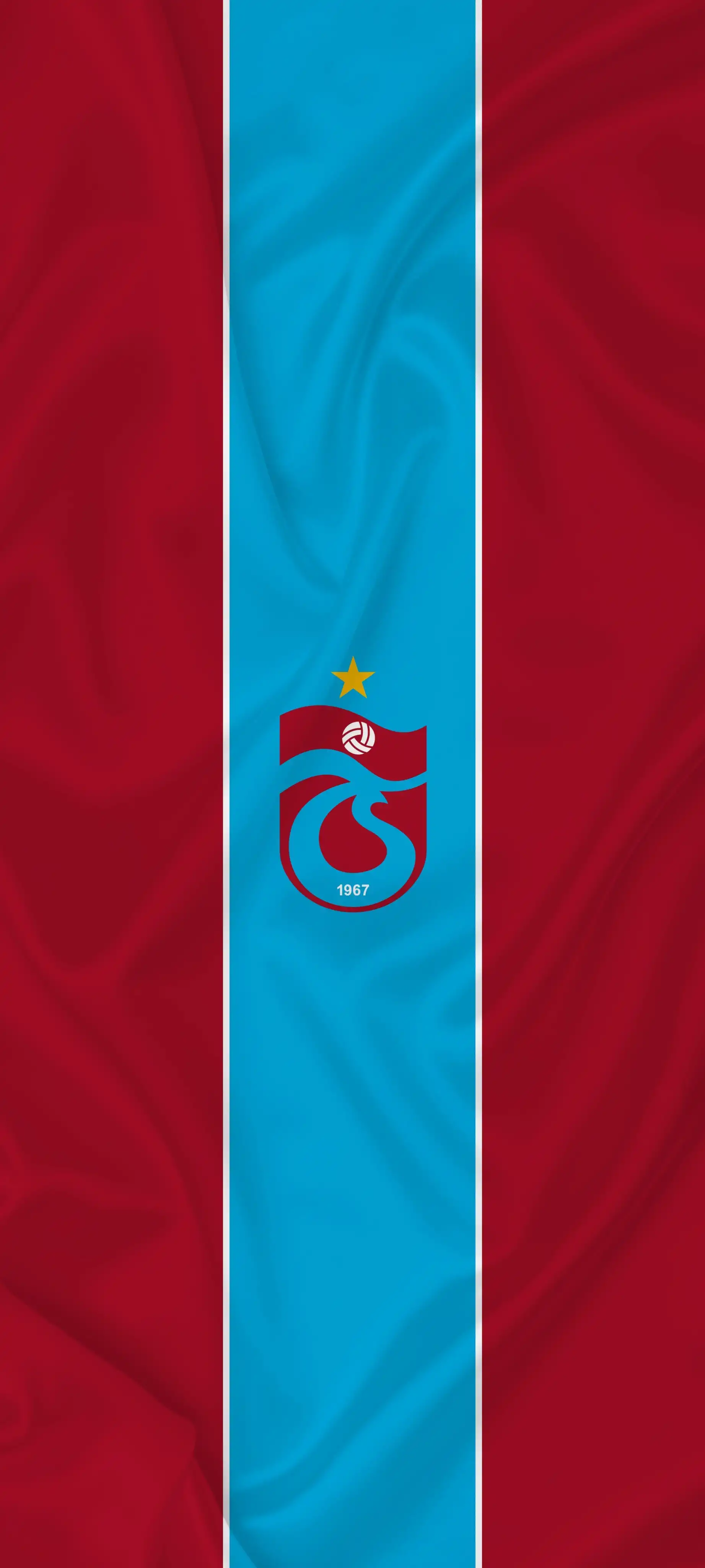 Trabzonspor Logo Red Blue Fabric