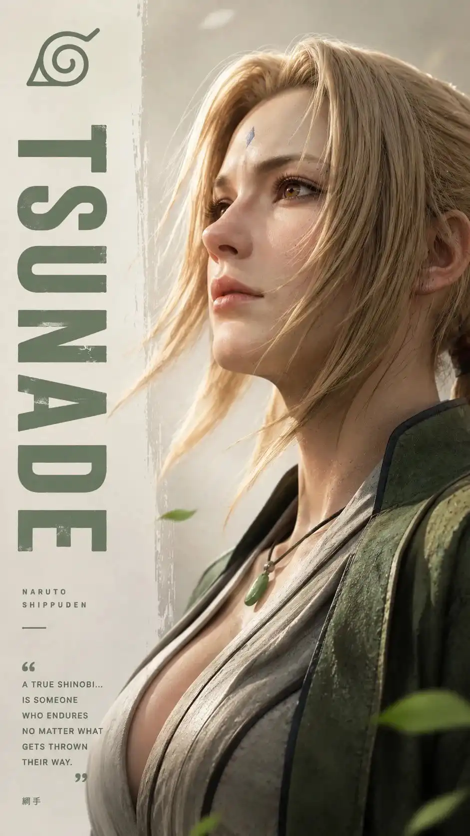Tsunade Fifth Hokage Portrait