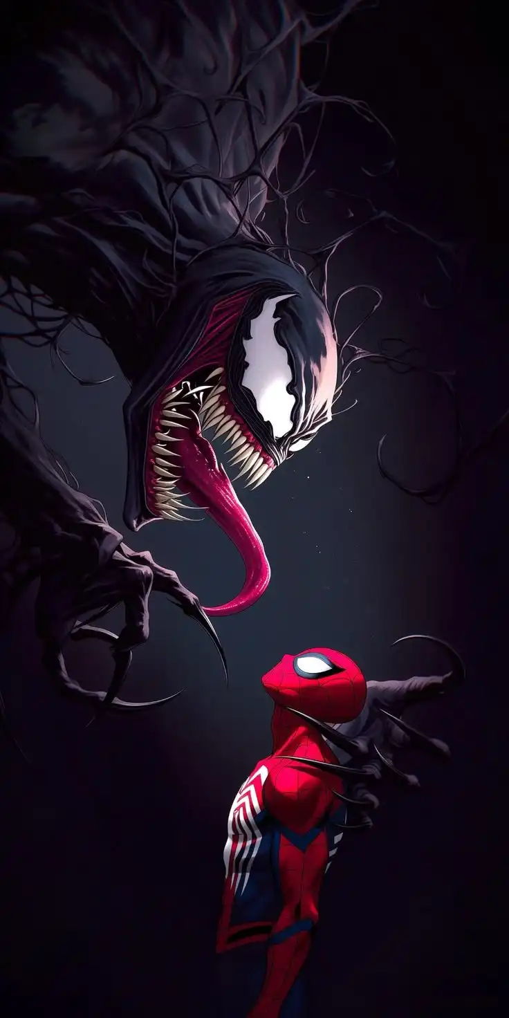 Venom vs Spider Man Epic Confrontation