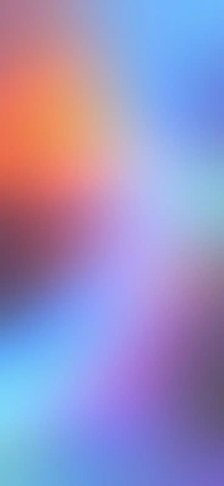 Vibrant Orange Purple Blue Gradient Abstract